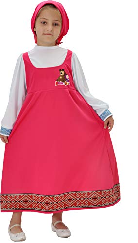 Ciao 11160.4-6 Masha and The Bear Disguise, Girls, Cartoon, Pink, White, 4-6 Jahre von Ciao