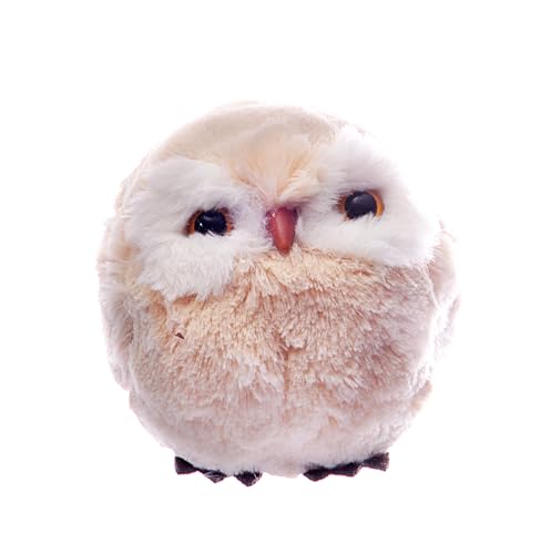 Ciao Owl Ball (Ø12cm) Hanging Christmas Decoration, beige von Ciao