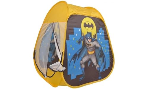 Ciao - Batman DC Comics Spielzelt (80 x 80 x 90 cm) faltbar mit Pop-up-Öffnung, Farbe Gelb, Schwarz, Blau, E7214 von Ciao