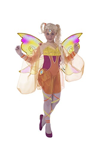 Ciao- Stella Bloomix Winx Club costume disguise fancy dress girl (Size 4-6 years), Orange, Yellow von Ciao