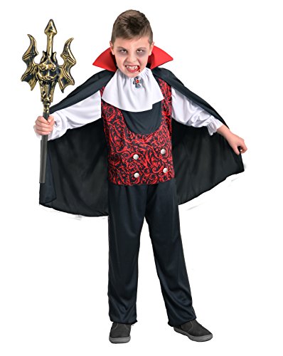 Ciao- Vampire Vampyr Boy costume disguise boy (Size 8-10 years) with scepter von Ciao