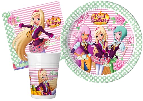 Ciao Y4626 Regal Academy Party Table Set, Multicolor, 8 people von Ciao