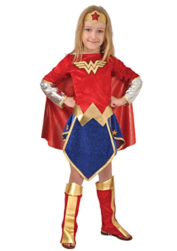 Ciao Wonder Woman costume disguise girl official DC Comics (Size 3-4 years), Red, Blue von Ciao