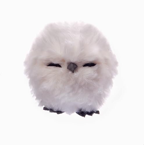 Owl Ball Cute (Ø7cm) Hanging Christmas Decoration, White von Ciao