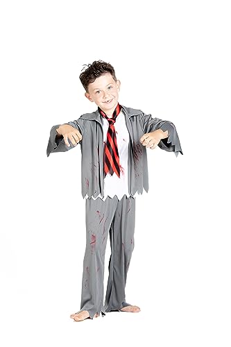 Zombie Schoolboy costume disguise fancy dress boy (Size 5-7 years) von Ciao