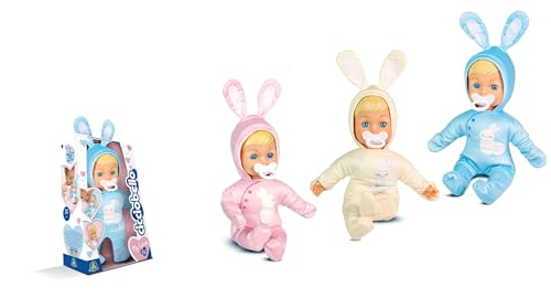 Cicciobello, Puppe 30 cm, mit süßem Pyjama mit Hasenohren, zufällige Modelle, Spielzeug für Kinder ab 2 Jahren, CCBE1 von Cicciobello