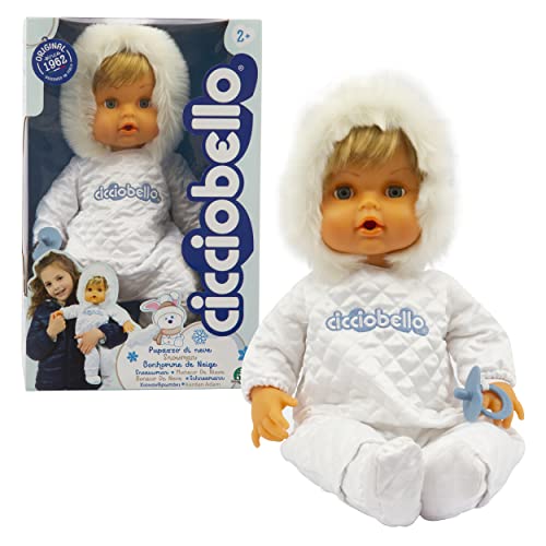 Cicciobello, Schneemann, Puppe 42 cm, weicher Körper, Winteroutfit, weint ohne Schnuller, 1 Schnuller, Spielzeug für Kinder ab 2 Jahren, CCBB1 Cicciobello, Schneemann, Puppe 42 cm, weicher Körper, Winteroutfit, weint ohne Schnuller, 1 Schnuller, Spielzeug für Kinder ab 2 Jahren, CCBB1 von Cicciobello