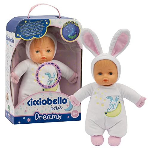 Cicciobello - Bebè Dreams Puppe für Kleinkinder, für Neugeborene ab 0 Monaten, weich mit Details Glow in The Dark, blau oder weiß, Giochi Preziosi, CCBB6000 Cicciobello - Bebè Dreams Puppe für Kleinkinder, für Neugeborene ab 0 Monaten, weich mit Details Glow in The Dark, blau oder weiß, Giochi Preziosi, CCBB6000 von Cicciobello