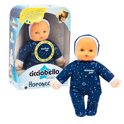 Cicciobello Bebe' Horoscope - Superweicher Bezug aus Stoff mit Tierkreismuster, für Kinder ab 0 Jahren, Ccc28000, Giochi Preziosi von Cicciobello