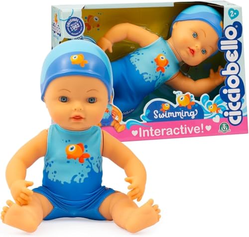 Cicciobello Swimming Schwimmen wirklich freier Stil und EIN buntes Kostüm mit passender Mütze, für Kinder ab 2 Jahren, wertvolle Spiele Cicciobello Swimming Schwimmen wirklich freier Stil und EIN buntes Kostüm mit passender Mütze, für Kinder ab 2 Jahren, wertvolle Spiele von Cicciobello