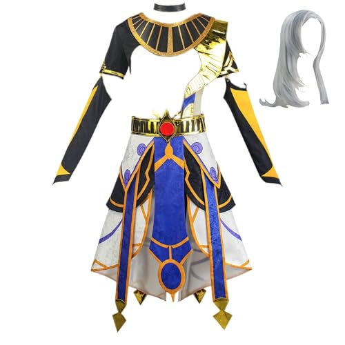 Cicilian Anime Cyno Cosplay-Kostüm, Genshin Impact Cosplay-Sets Cyno Cosplay-Kostüme, Halloween-Overall, Mantel, Uniform mit Hut, Karnevalsparty-Outfit von Cicilian