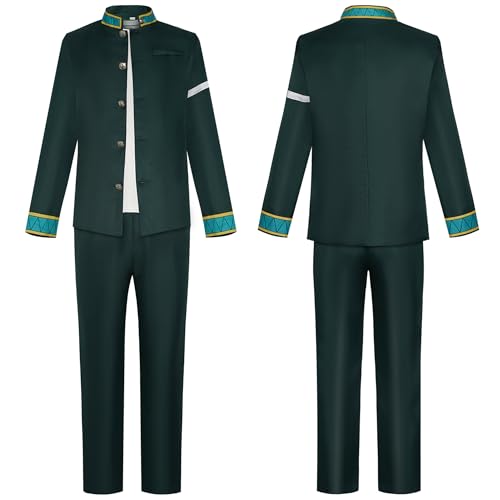 Cicilian Anime Windbreaker Cosplay-Kostüm, Haruka Cosplay-Kostüm, langärmlige Windbreaker-Jacke, Hemd, Hose, komplette Sets, Halloween-Party, Karnevalsuniform, Outfits von Cicilian