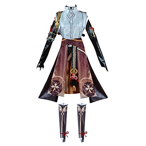 Cicilian Genshin Impact Cosplay Kostüm, Shikanoin Heizou Cosplay Outfit Uniform Anime Party Rollenspiel Kleidung Halloween Karneval Outfit für Damen Herren von Cicilian