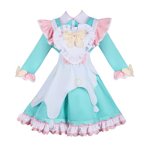 Cicilian Overdose Kangel Cosplay-Kostüm, süßes Lolita-Dienstmädchen-Kleid, Needy Overdose-Kleid, Uniform-Outfits, komplettes Set, Anime-Dienstmädchen-Cosplay-Kostüm von Cicilian