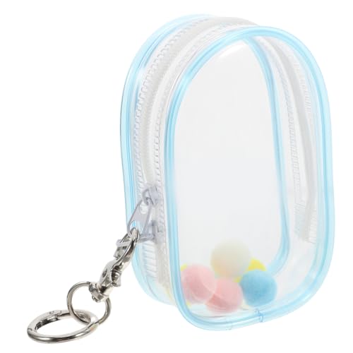 Ciieeo 1 Satz Babytasche Tragbare Vitrine Handliche Vitrine Organizer -Sammelkoffer tragbarer Reißverschluss Puppenaufbewahrung Aufbewahrungsorganisator für Puppen PVC von Ciieeo