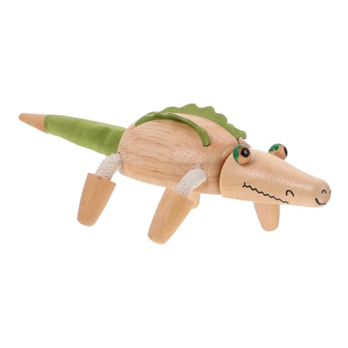 Ciieeo 1 Stück Holztier Ornamente Krokodil Figur Spielzeug Künstliche Krokodil Figur Raumdekoration Krokodil Figur Lernspielzeug Für Spielzeug Für Babys Spielzeug Für Mädchen von Ciieeo