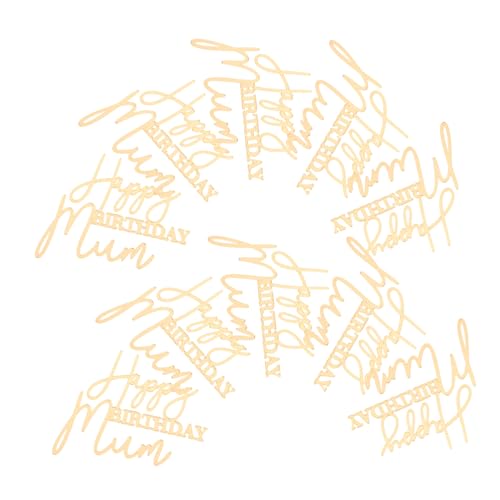 Ciieeo 10 Stück Teiliges Cake Topper Happy Birthday Mom Hochwertige und Langlebige Kuchen-dekoration für Müttergeburtstag Vielseitig Einsetzbar bei Party und Familienfeier Ciieeo 10 Stück Teiliges Cake Topper Happy Birthday Mom Hochwertige und Langlebige Kuchen-dekoration für Müttergeburtstag Vielseitig Einsetzbar bei Party und Familienfeier von Ciieeo