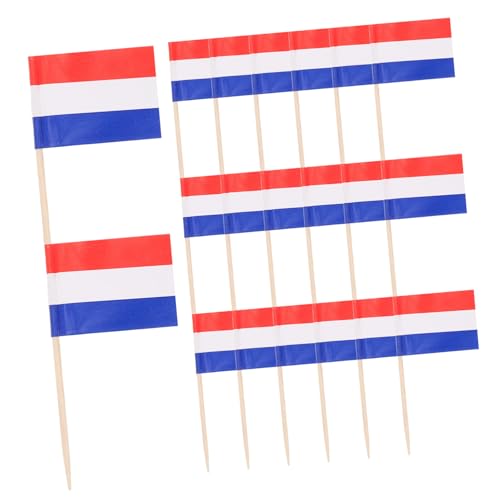 Ciieeo 100 Stück Flagge Obst Picks Holz Nationalflagge Obst Picks Party Obst Picks Flaggen Flaggen Kuchen Flagge Dekor Dessert Topper von Ciieeo