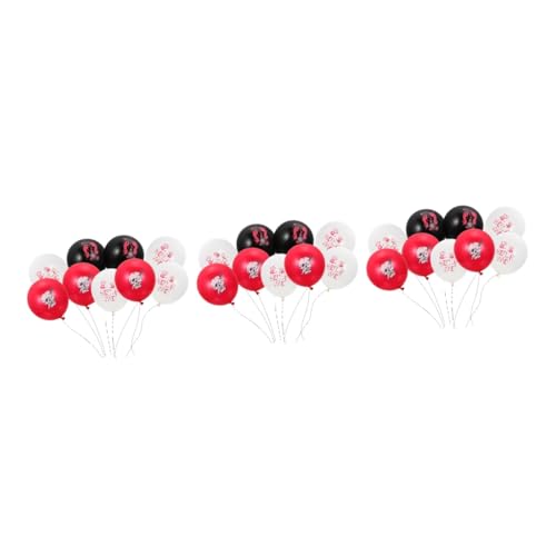 Ciieeo 108 Stk Halloween-Latexballon halloween luftballons halloween ballons Spukhaus Ballons halloween dekorative luftballons Halloween-Party-Ballon-Dekorationen Halloween-Requisiten von Ciieeo