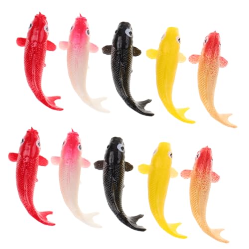 Ciieeo 10 Stücke Realistische Mini Fisch Figuren Aquarium Ornamente Für Decor Gefälschte Aquarium Fisch Modelle Harz Fisch Spielzeug von Ciieeo