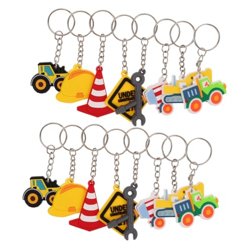 Ciieeo 16 Stück Teiliges Schlüsselanhänger PVC Mini Baufahrzeuge Schlüsselring für Rucksackparty Baustellenparty Geschenke Shower Party Supplies Ciieeo 16 Stück Teiliges Schlüsselanhänger PVC Mini Baufahrzeuge Schlüsselring für Rucksackparty Baustellenparty Geschenke Shower Party Supplies von Ciieeo