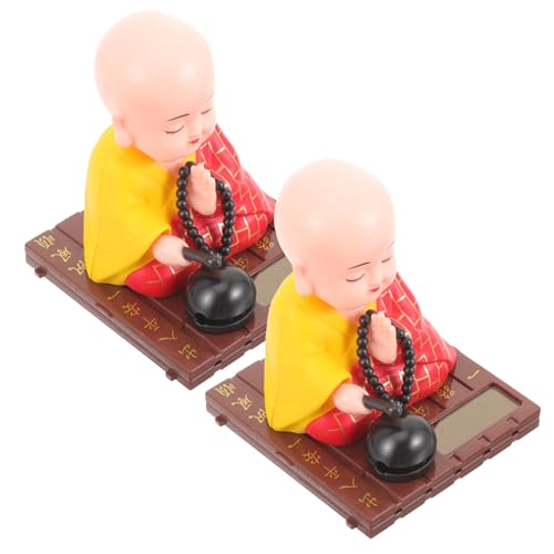 Ciieeo 2 Stück Solarbetriebene Figur Auto Deko mit Wackelndem Kopf Leichte Tragbare Feng Shui Bobblehead Skulpturen für Auto Büro und Wohnzimmer Langlebig und Sonnengesteuert Ciieeo 2 Stück Solarbetriebene Figur Auto Deko mit Wackelndem Kopf Leichte Tragbare Feng Shui Bobblehead Skulpturen für Auto Büro und Wohnzimmer Langlebig und Sonnengesteuert von Ciieeo