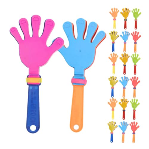 Ciieeo 24 Stück Teiliges Bunte Handklatschen aus Robustem Kunststoff Lautstarke Geräuschmacher für Partys Sportevents und Spiele Handlich Leicht zu Transportieren zum Anfeuern und Ciieeo 24 Stück Teiliges Bunte Handklatschen aus Robustem Kunststoff Lautstarke Geräuschmacher für Partys Sportevents und Spiele Handlich Leicht zu Transportieren zum Anfeuern und von Ciieeo