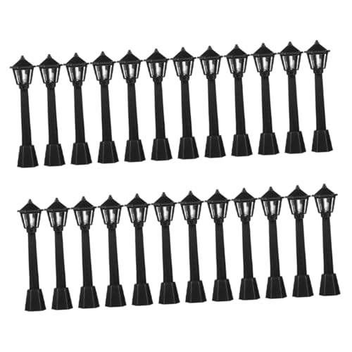 Ciieeo 24 Stück Teiliges Miniatur Straßenlaternen Modell Kleine Realistische Simulation Lampen für Mikrolandschaften Bücherregal Wohnzimmer Dekoration und Modellbau Ciieeo 24 Stück Teiliges Miniatur Straßenlaternen Modell Kleine Realistische Simulation Lampen für Mikrolandschaften Bücherregal Wohnzimmer Dekoration und Modellbau von Ciieeo