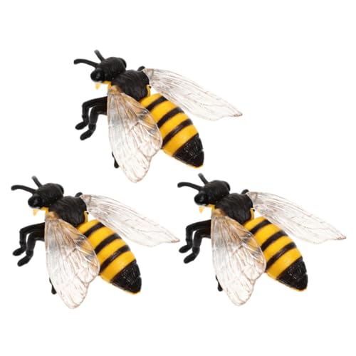 Ciieeo 3 realistische Honigbienenenen-Kunststoff-Insektenfiguren für pädagogische wissenschaftliche Projekte, Halloween, Geburtstag, Partygeschenke, sicheres, ungiftiges Design Ciieeo 3 realistische Honigbienenenen-Kunststoff-Insektenfiguren für pädagogische wissenschaftliche Projekte, Halloween, Geburtstag, Partygeschenke, sicheres, ungiftiges Design von Ciieeo