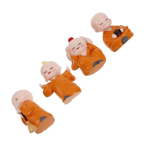 Ciieeo 4 Niedliche Figuren Für Einrichtungsgegenstände Mini Skulptur Große Armaturenbrett Dekoration Tischdekoration Auto Zubehör Niedliche Auto Dekoration Niedliches Kawaii von Ciieeo