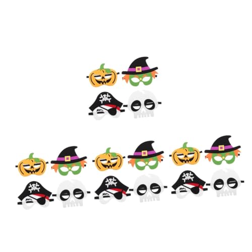 Ciieeo 4 Sätze 4 Sets Halloween Maske Abschlussball Requisiten Kostüme Für Kostüm Halloween Für Halloween Lustige Masken Maskerade Mit Stock Halloween Kostüm Halloween 4 Stück * 4 von Ciieeo