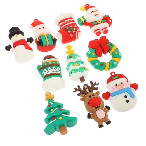 Ciieeo 4 Sätze 4 Sets Kuchenbackdekoration Weihnachtsdekoration Für Esstisch Weihnachtsschmuck Weihnachtsmittelstücke Ornamente Für Weihnachtsdekoration Weihnachtsanhänger Für 10 Stück * 4 von Ciieeo