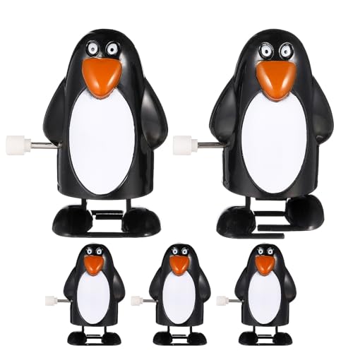 Ciieeo 5 Stück Schlanke Pinguin-aufziehspielzeuge, Lustiges Uhrwerk-laufspielzeug für Kinder, Abs-Material, Schwarz, 2,36 X 1,18 X 0,98 Zoll, Partygeschenke, Tolle Kinder Ciieeo 5 Stück Schlanke Pinguin-aufziehspielzeuge, Lustiges Uhrwerk-laufspielzeug für Kinder, Abs-Material, Schwarz, 2,36 X 1,18 X 0,98 Zoll, Partygeschenke, Tolle Kinder von Ciieeo