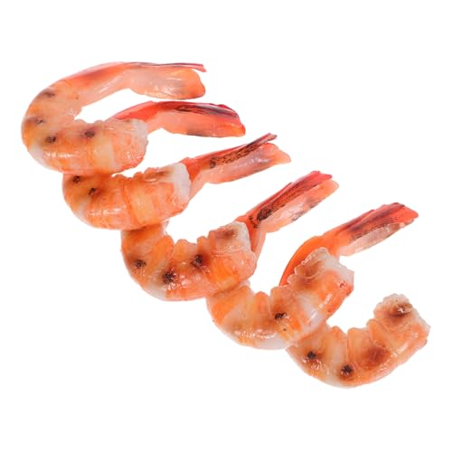 Ciieeo 5stücke Künstliche Gekochte Garnelenmodelle Aus PVC Realistische Gefälschte Geschälte Garnelen Simulierte Lebensmittel Für Küchenpräsentation Party-Foto-Requisiten Und Heimdekorati Ciieeo 5stücke Künstliche Gekochte Garnelenmodelle Aus PVC Realistische Gefälschte Geschälte Garnelen Simulierte Lebensmittel Für Küchenpräsentation Party-Foto-Requisiten Und Heimdekorati von Ciieeo