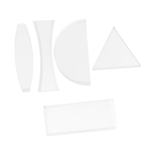 Ciieeo 5 Stück Teiliges Optisches Linsenset aus Langlebigem Acryl mit Konkaven und Konvexen Linsen Vielseitig für Physikunterricht und Experimente Leicht Tragbar für Schüler und Lehrer Ciieeo 5 Stück Teiliges Optisches Linsenset aus Langlebigem Acryl mit Konkaven und Konvexen Linsen Vielseitig für Physikunterricht und Experimente Leicht Tragbar für Schüler und Lehrer von Ciieeo