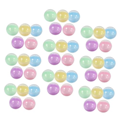 Ciieeo 50 Stück Halbtransparente Macaron Runde Kapseln Leere Kunststoff Automaten Ersatzbehälter Nachfüllbare Preis Gumball- für Kinderparty und DIY Ciieeo 50 Stück Halbtransparente Macaron Runde Kapseln Leere Kunststoff Automaten Ersatzbehälter Nachfüllbare Preis Gumball- für Kinderparty und DIY von Ciieeo