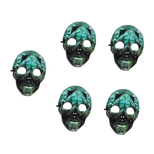 Ciieeo 5St Halloween-Maske grusel maske gruselige maske Verkleidung Maske schädel maske Maskierte Maske Vollmaske Schädelmaske Halloweenkostüm Halloween-Kostümmaske schöne Masken Eva von Ciieeo