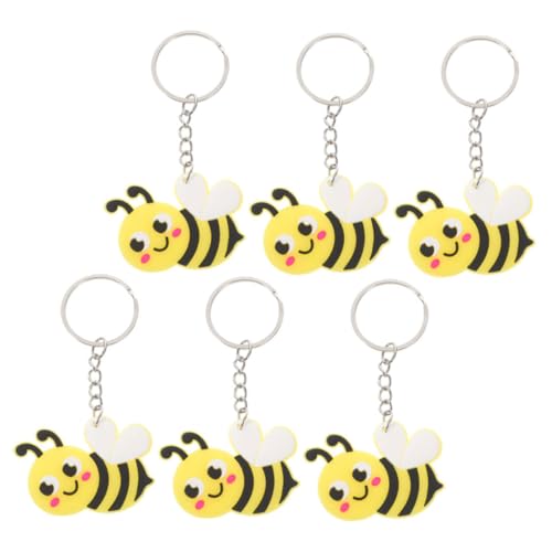 Ciieeo 6 Stück Cartoon-schlüsselanhänger Thematisiert Kind Süßer Schlüsselanhänger Biene Geburtstagsdekoration Zubehör Hängend Biene Bienenschlüssel Gelb Pvc Ciieeo 6 Stück Cartoon-schlüsselanhänger Thematisiert Kind Süßer Schlüsselanhänger Biene Geburtstagsdekoration Zubehör Hängend Biene Bienenschlüssel Gelb Pvc von Ciieeo