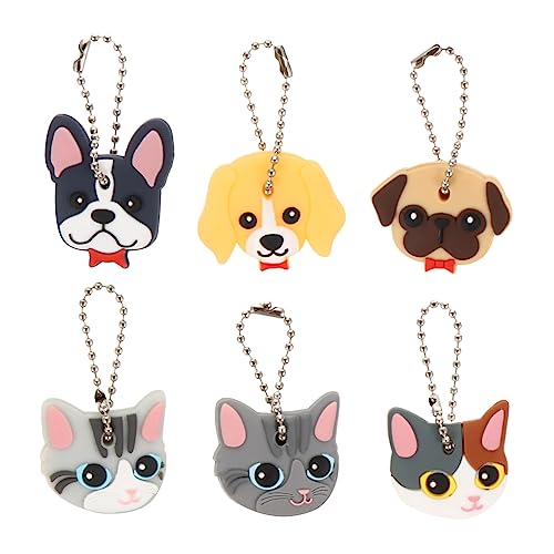 Ciieeo 6 Stück Teiliges Bunte Cartoon Schlüsselkappen Key Identifier Caps Flexible Schutzhüllen für Hausschlüssel und Schutz vor Schmutz als Ciieeo 6 Stück Teiliges Bunte Cartoon Schlüsselkappen Key Identifier Caps Flexible Schutzhüllen für Hausschlüssel und Schutz vor Schmutz als von Ciieeo