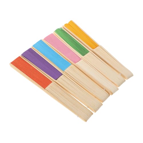 Ciieeo 6 Stück Teiliges Faltbare Papierfächer in Bunten Farben für Leichter DIY Handfächer aus Papier für Kindergarten Bastelprojekte Kulturelle Bildung und Partydekoration Ciieeo 6 Stück Teiliges Faltbare Papierfächer in Bunten Farben für Leichter DIY Handfächer aus Papier für Kindergarten Bastelprojekte Kulturelle Bildung und Partydekoration von Ciieeo