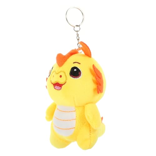 Ciieeo Chinesischer Drache Anhänger Schlüsselanhänger Stofftier Schlüsselanhänger Drachen Ornament Mini Plüschtier Spielzeug Rucksack Anhänger Ausgestopfter Drache Schmücken von Ciieeo