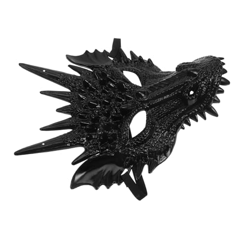 Ciieeo Drachenmaske Maskerade Schaumstoffmaske Kreaturenmaske Horrormaske Drachen Cosplay Maske Drachenkostümmaske Drachenkostümzubehör Drachenhalbmaske Halloween Tiermaske Aus von Ciieeo