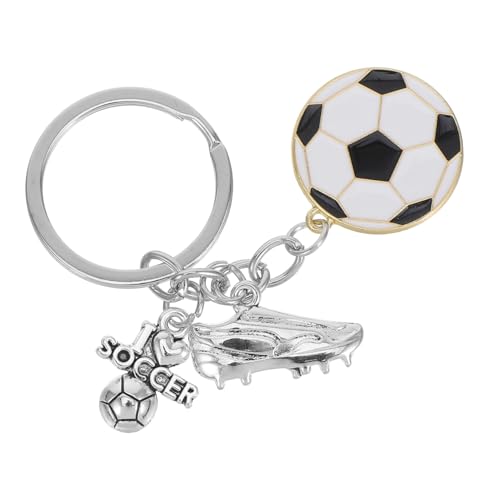 Ciieeo Fußball Schlüsselanhänger Weißer Schlüsselanhänger Fußball Accessoires Fußball Schlüsselanhänger Fußball Accessoire Fußball Geldbörse Schlüsselanhänger Tasche Hängende von Ciieeo