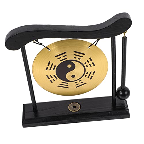 Ciieeo Chinesischer Feng Shui-gong Aus Legierung Drachen-Design Vintage-gong-Ornament für Die Inneneinrichtung von Ciieeo