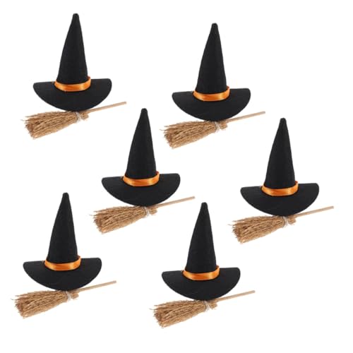 Ciieeo Halloween Deko Set Besen Zauberer Dekoration Hexenkostüm Zubehör Hexenhut Dekor Mini Halloween Figuren Hut Zauberer Bart und Hängend Holz Ciieeo Halloween Deko Set Besen Zauberer Dekoration Hexenkostüm Zubehör Hexenhut Dekor Mini Halloween Figuren Hut Zauberer Bart und Hängend Holz von Ciieeo