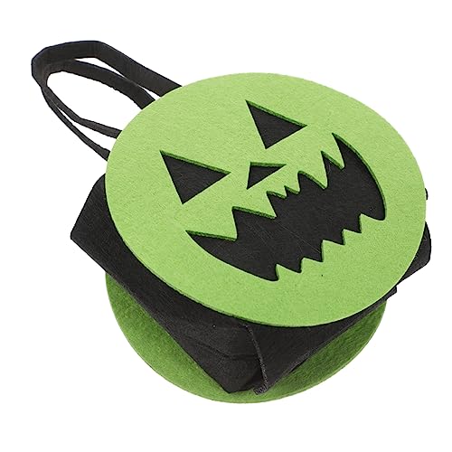 Ciieeo Halloween-süßigkeitsbeutel Große Geschenktüten Halloween-goodie-beutel Party-leckerli-tasche Halloween-süßigkeitshalter Wiederverwendbarer Leckerbissen-eimer Geschenkbeutel Vlies von Ciieeo