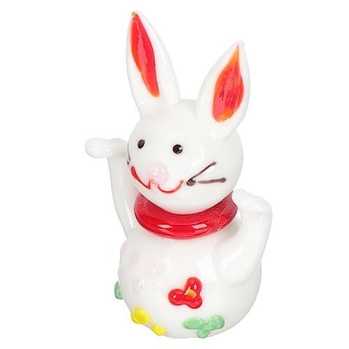 Ciieeo Ornament Glas Hase Spielzeug Für Jungen Und Mädchen Ostern Bunny Für Home Mini Bunny Figur von Ciieeo