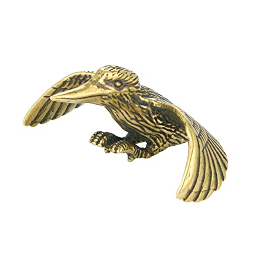 Ciieeo Messing Kolibri Miniture Dekoration Vögel Sammlerfiguren Lebensechte Tierskulptur Vintage Vogeldekoration Vögel Dekorative Figuren Kolibri Figuren Golden von Ciieeo