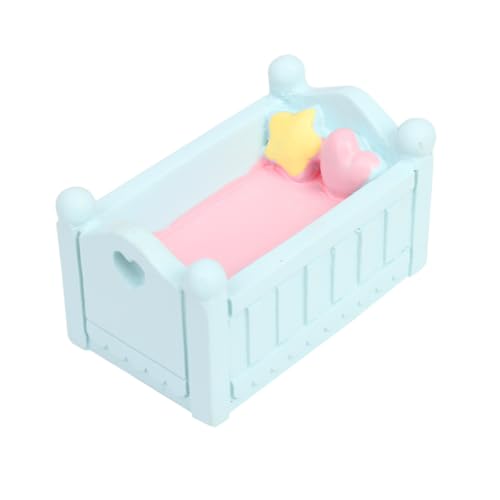 Ciieeo Mini Harz Ornamente Dusche Cupcake Topper Mini Spielzeugauto Spielzeug Stubenwagen Geburtstags Topper Für Spielzeug Für Kleinkinder Kuchen Topper Puppenhaus von Ciieeo