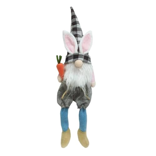 Ciieeo Osterdekorationen animiertes Skelett gut Plüschtischverzierung böse GNOME Plüschwichtel mit Lutscher Zwerge Hasen Kuscheltier hasenpuppe Hasen- lebendiger Hase Füllwatte Blue von Ciieeo